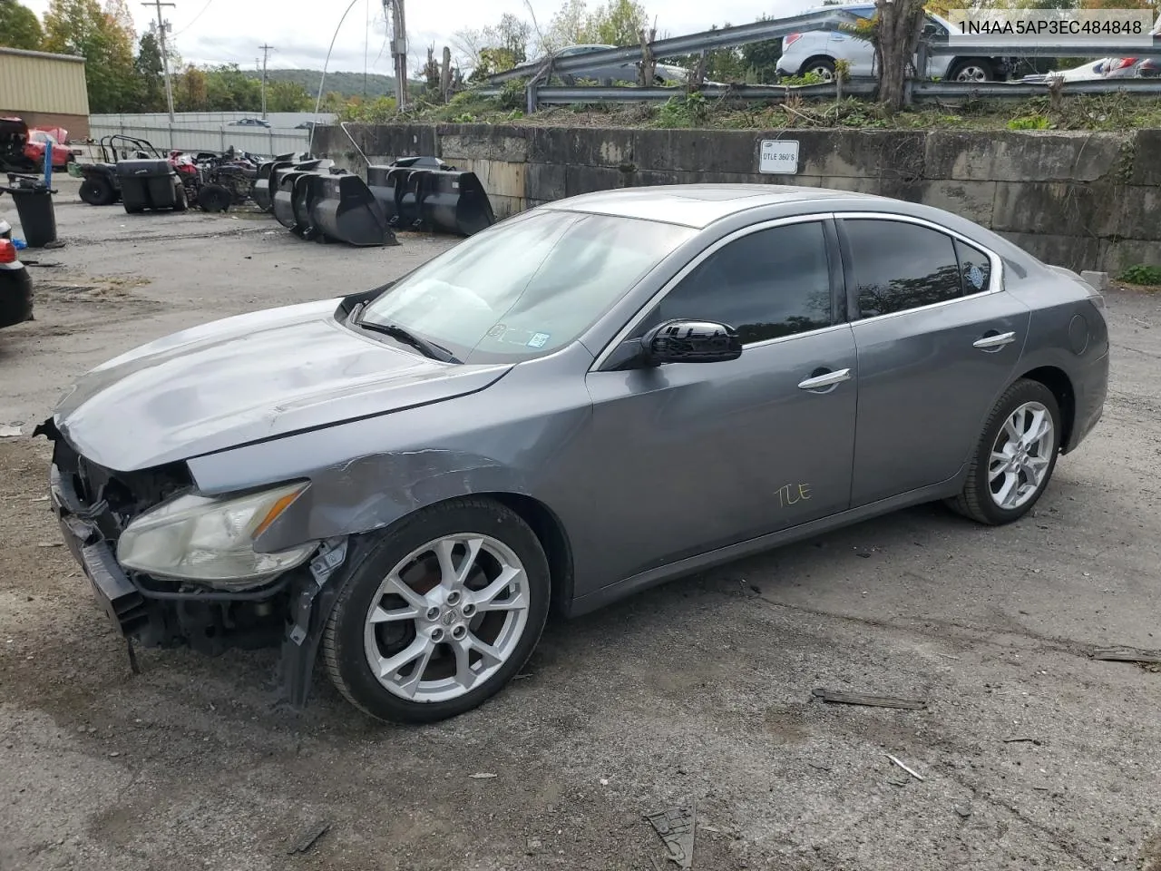 2014 Nissan Maxima S VIN: 1N4AA5AP3EC484848 Lot: 73317924