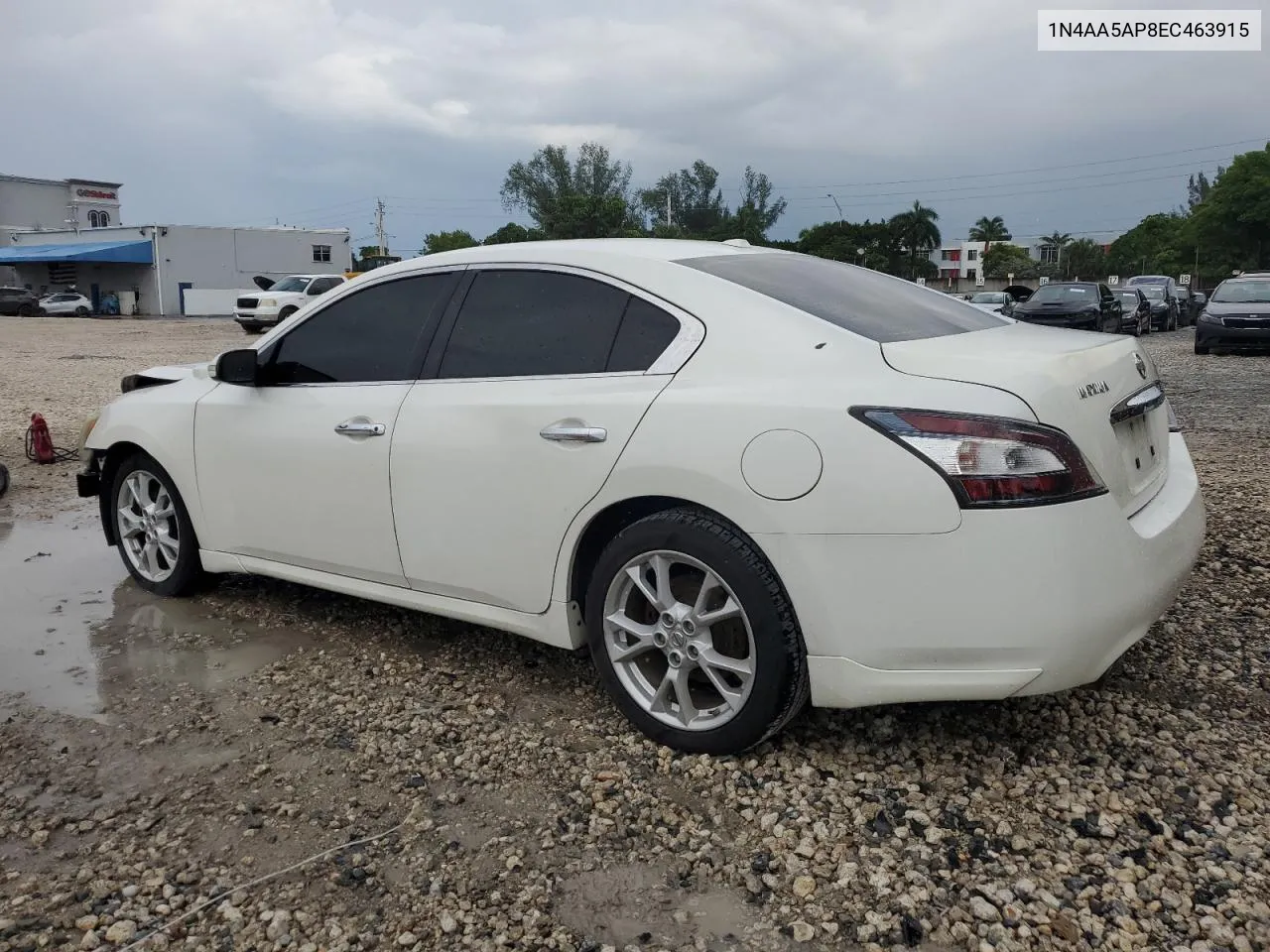 2014 Nissan Maxima S VIN: 1N4AA5AP8EC463915 Lot: 73621444