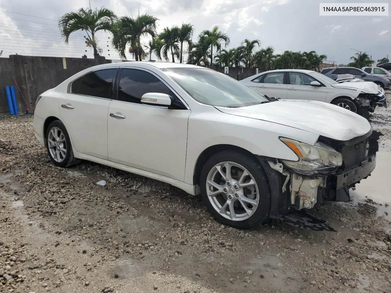 2014 Nissan Maxima S VIN: 1N4AA5AP8EC463915 Lot: 73621444