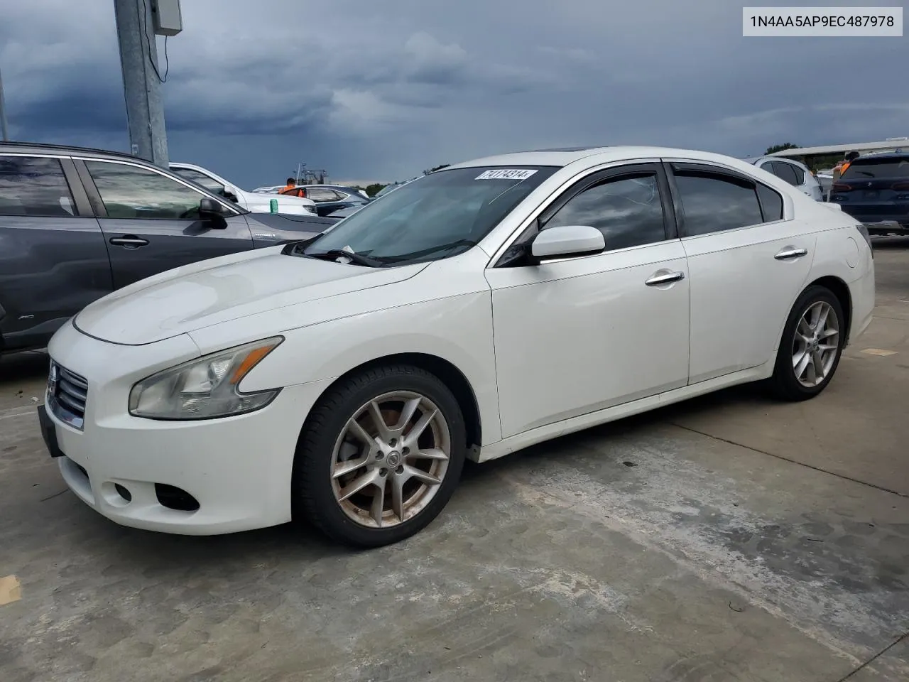 2014 Nissan Maxima S VIN: 1N4AA5AP9EC487978 Lot: 74174314