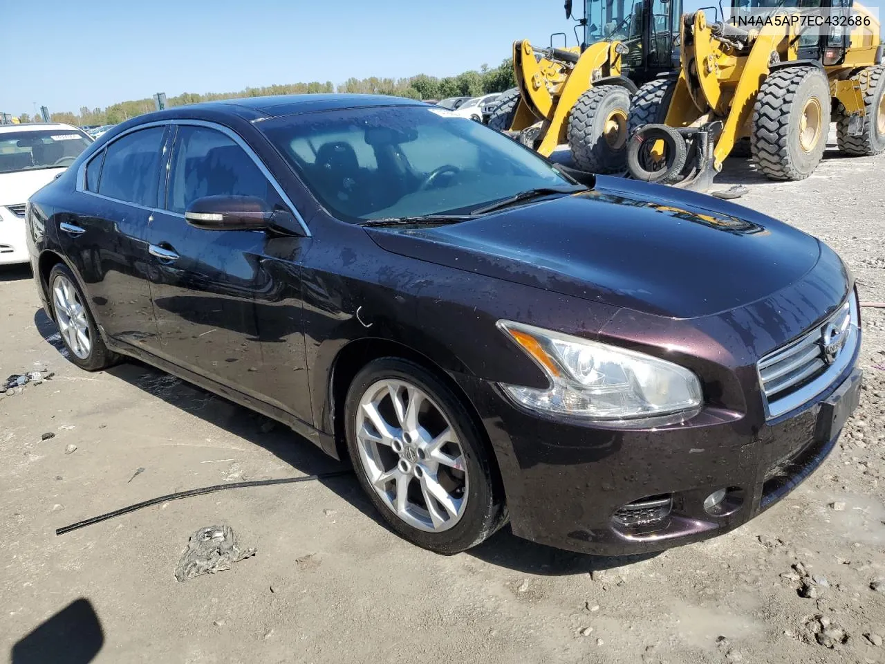 2014 Nissan Maxima S VIN: 1N4AA5AP7EC432686 Lot: 74199824