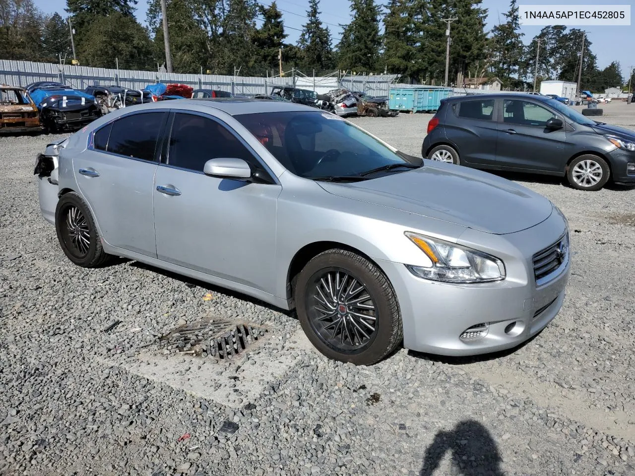 2014 Nissan Maxima S VIN: 1N4AA5AP1EC452805 Lot: 74349114