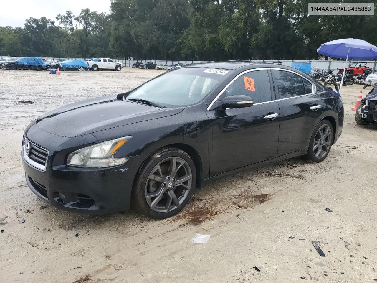 2014 Nissan Maxima S VIN: 1N4AA5APXEC485883 Lot: 74513564