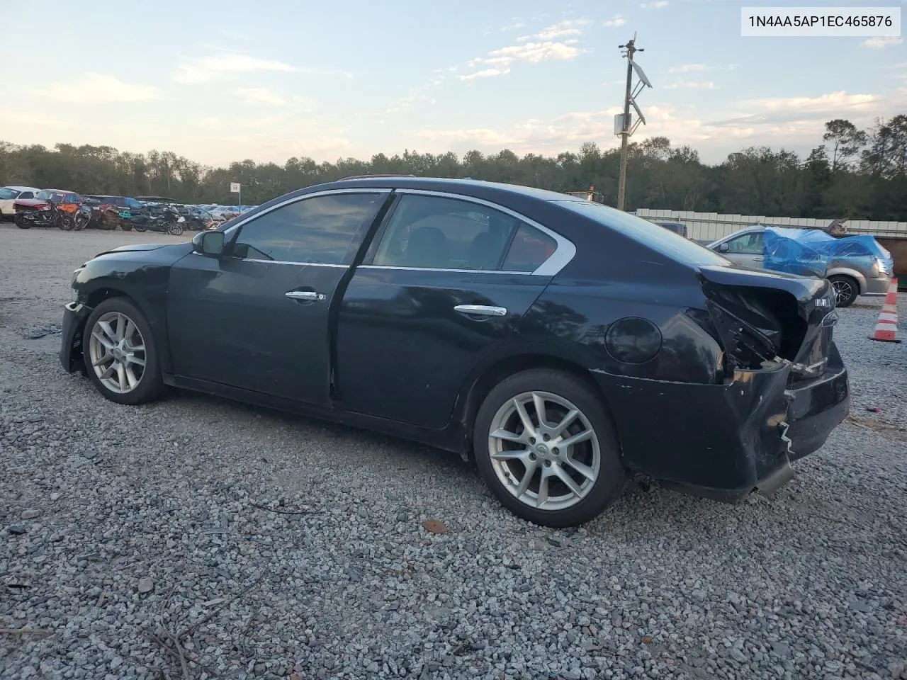 2014 Nissan Maxima S VIN: 1N4AA5AP1EC465876 Lot: 74717244