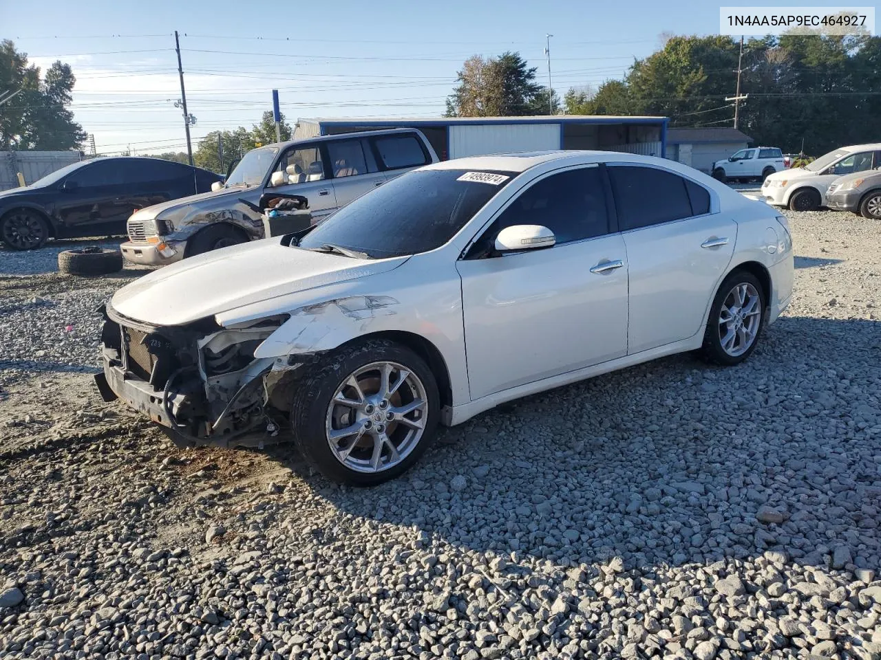 2014 Nissan Maxima S VIN: 1N4AA5AP9EC464927 Lot: 74993974