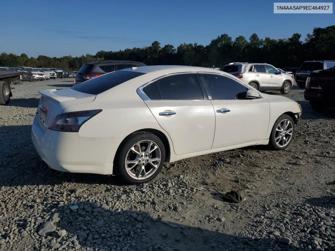 2014 Nissan Maxima S VIN: 1N4AA5AP9EC464927 Lot: 74993974