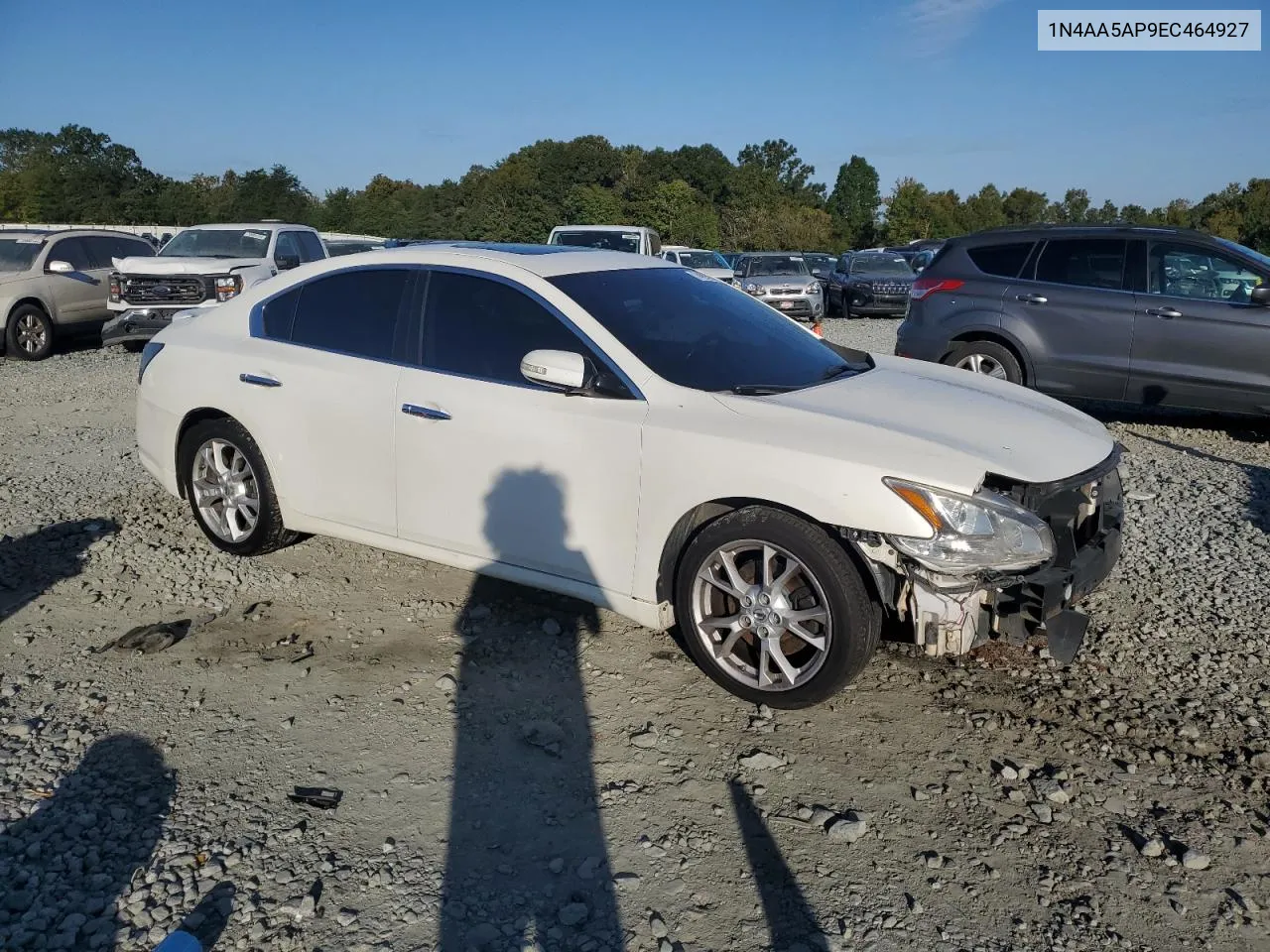 2014 Nissan Maxima S VIN: 1N4AA5AP9EC464927 Lot: 74993974