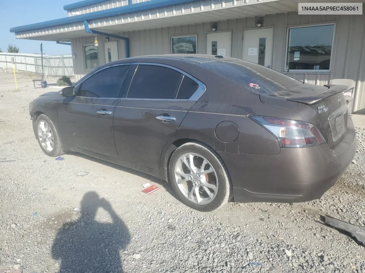 2014 Nissan Maxima S VIN: 1N4AA5AP9EC458061 Lot: 75164494