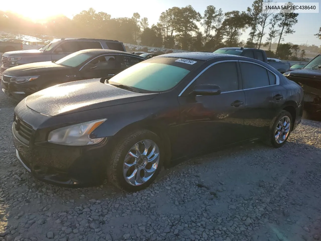 2014 Nissan Maxima S VIN: 1N4AA5AP2EC438640 Lot: 75440764