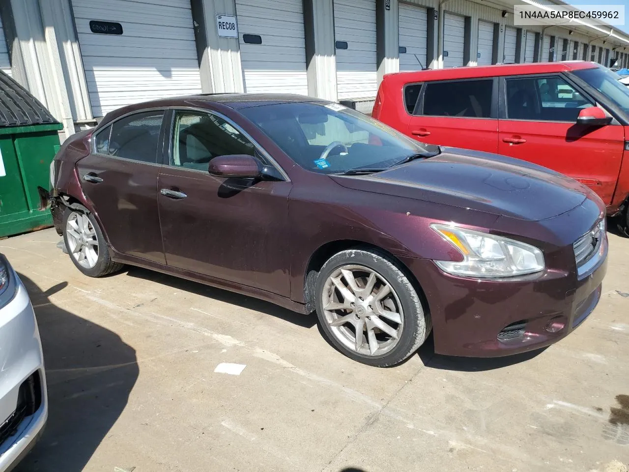 2014 Nissan Maxima S VIN: 1N4AA5AP8EC459962 Lot: 75825774