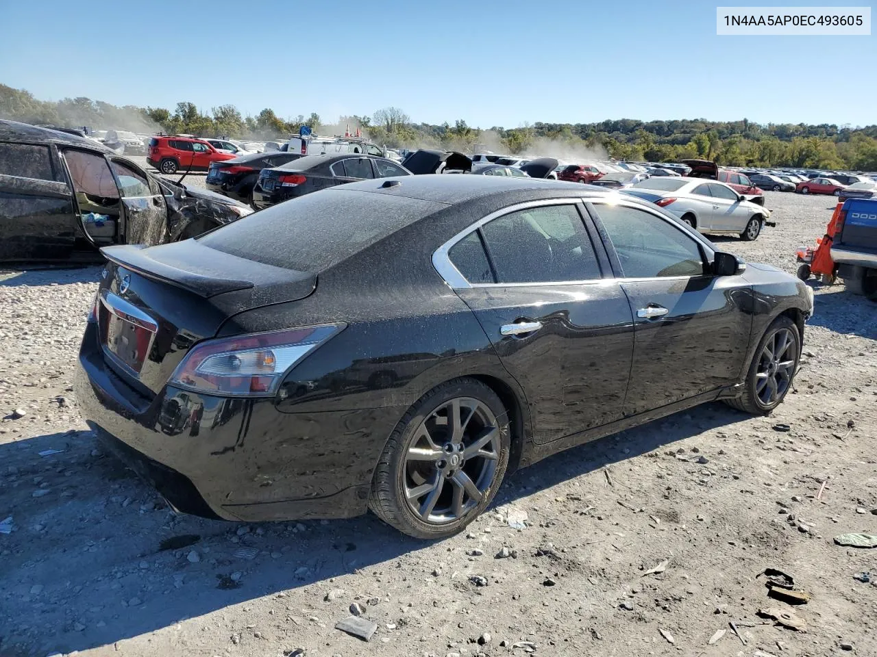 2014 Nissan Maxima S VIN: 1N4AA5AP0EC493605 Lot: 75851844