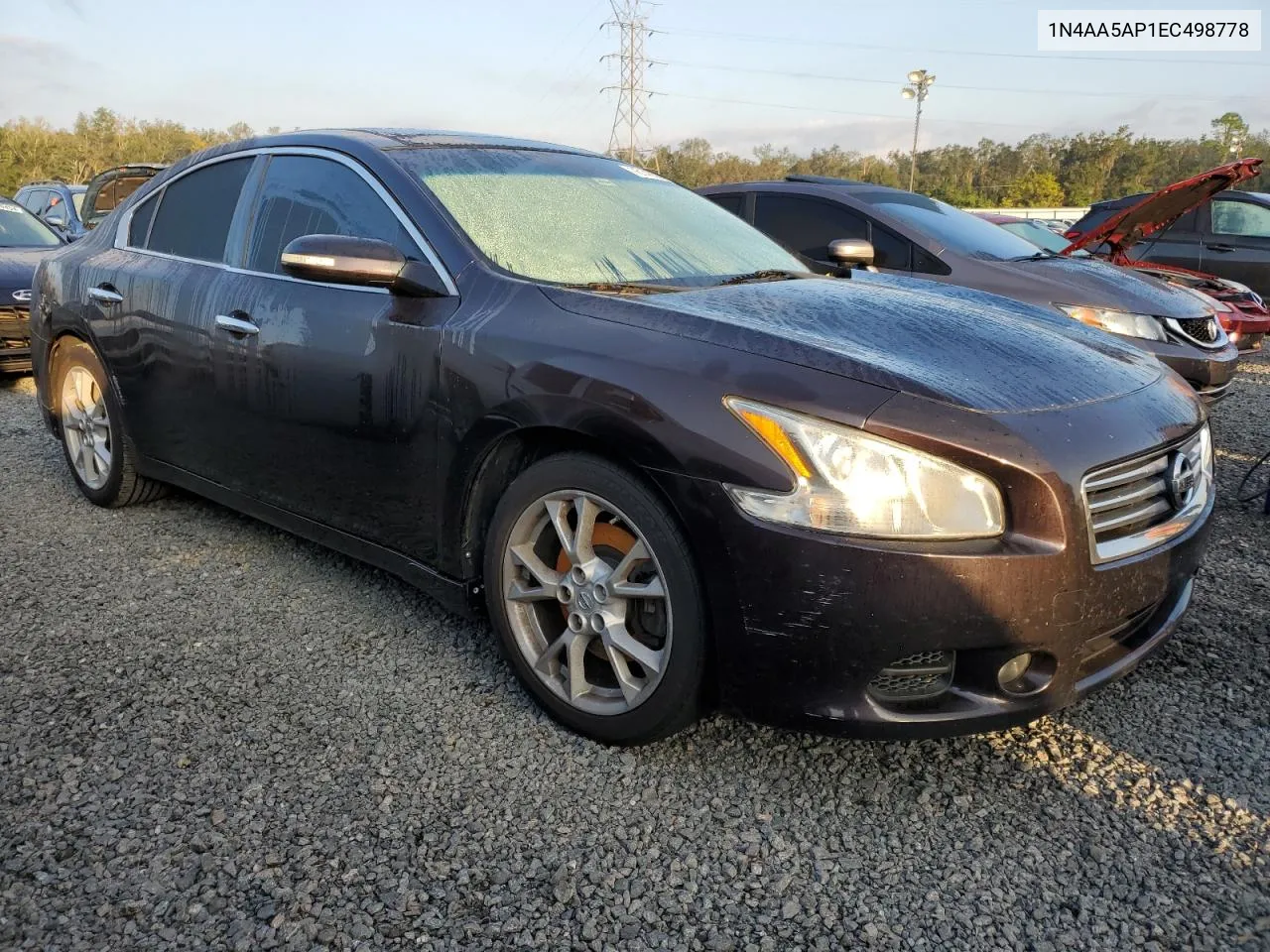 2014 Nissan Maxima S VIN: 1N4AA5AP1EC498778 Lot: 76143624