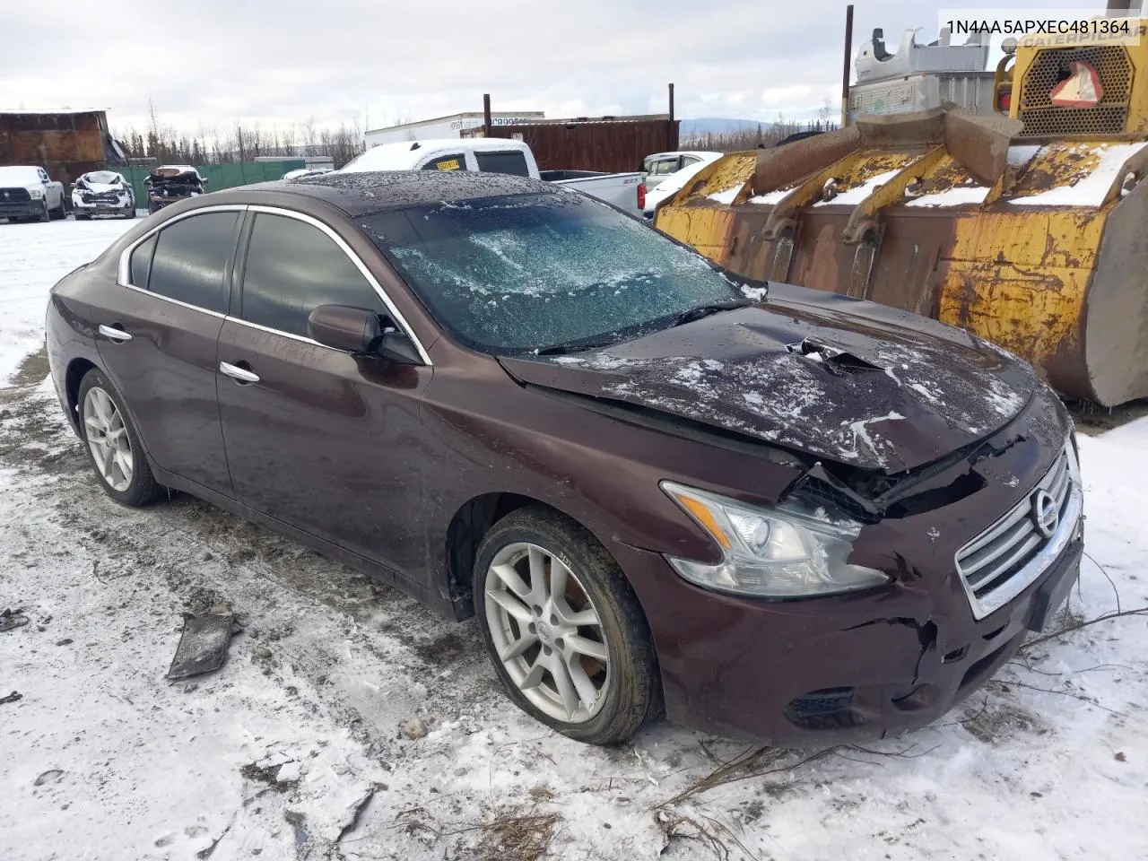 2014 Nissan Maxima S VIN: 1N4AA5APXEC481364 Lot: 76420774