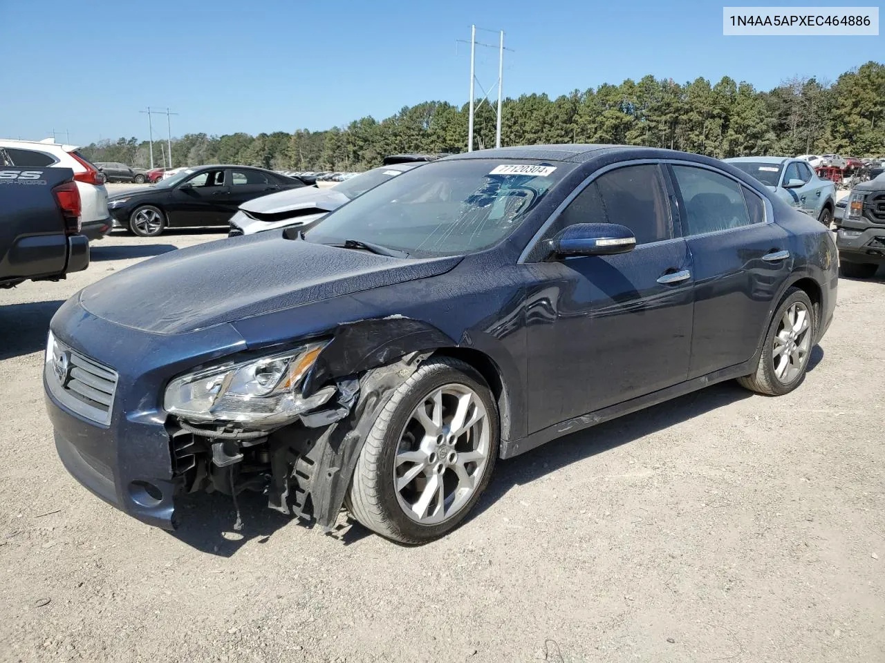 2014 Nissan Maxima S VIN: 1N4AA5APXEC464886 Lot: 77120304