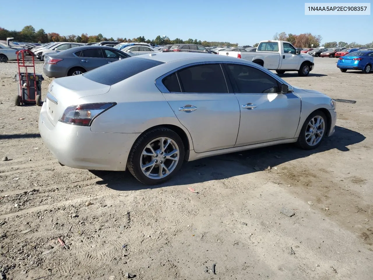 2014 Nissan Maxima S VIN: 1N4AA5AP2EC908357 Lot: 77345774