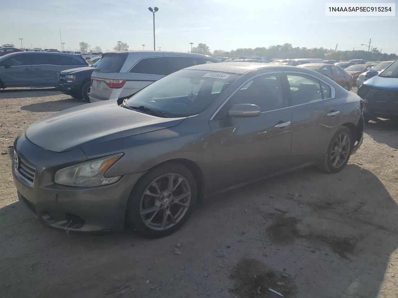 2014 Nissan Maxima S VIN: 1N4AA5AP5EC915254 Lot: 77428654