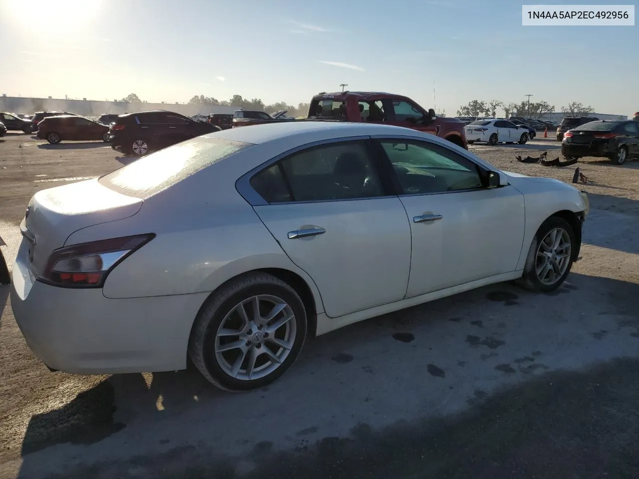 2014 Nissan Maxima S VIN: 1N4AA5AP2EC492956 Lot: 77651894