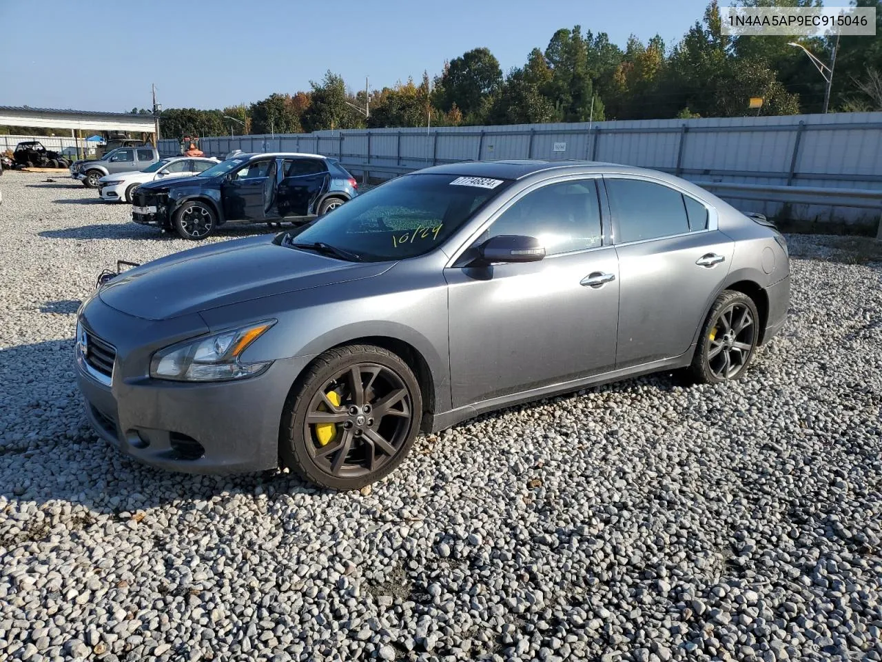 2014 Nissan Maxima S VIN: 1N4AA5AP9EC915046 Lot: 77746824