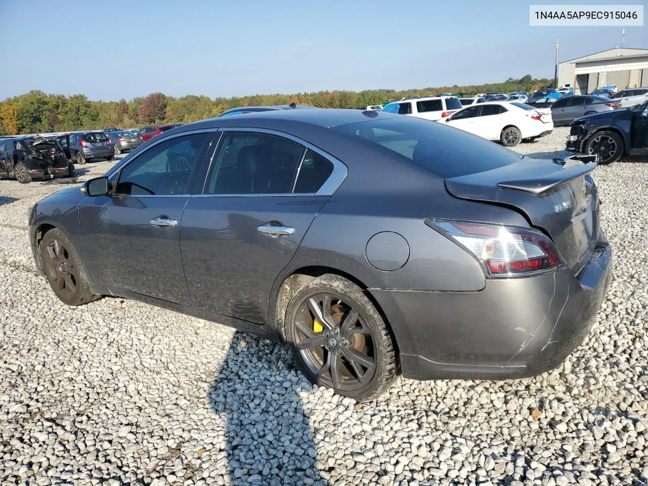 2014 Nissan Maxima S VIN: 1N4AA5AP9EC915046 Lot: 77746824