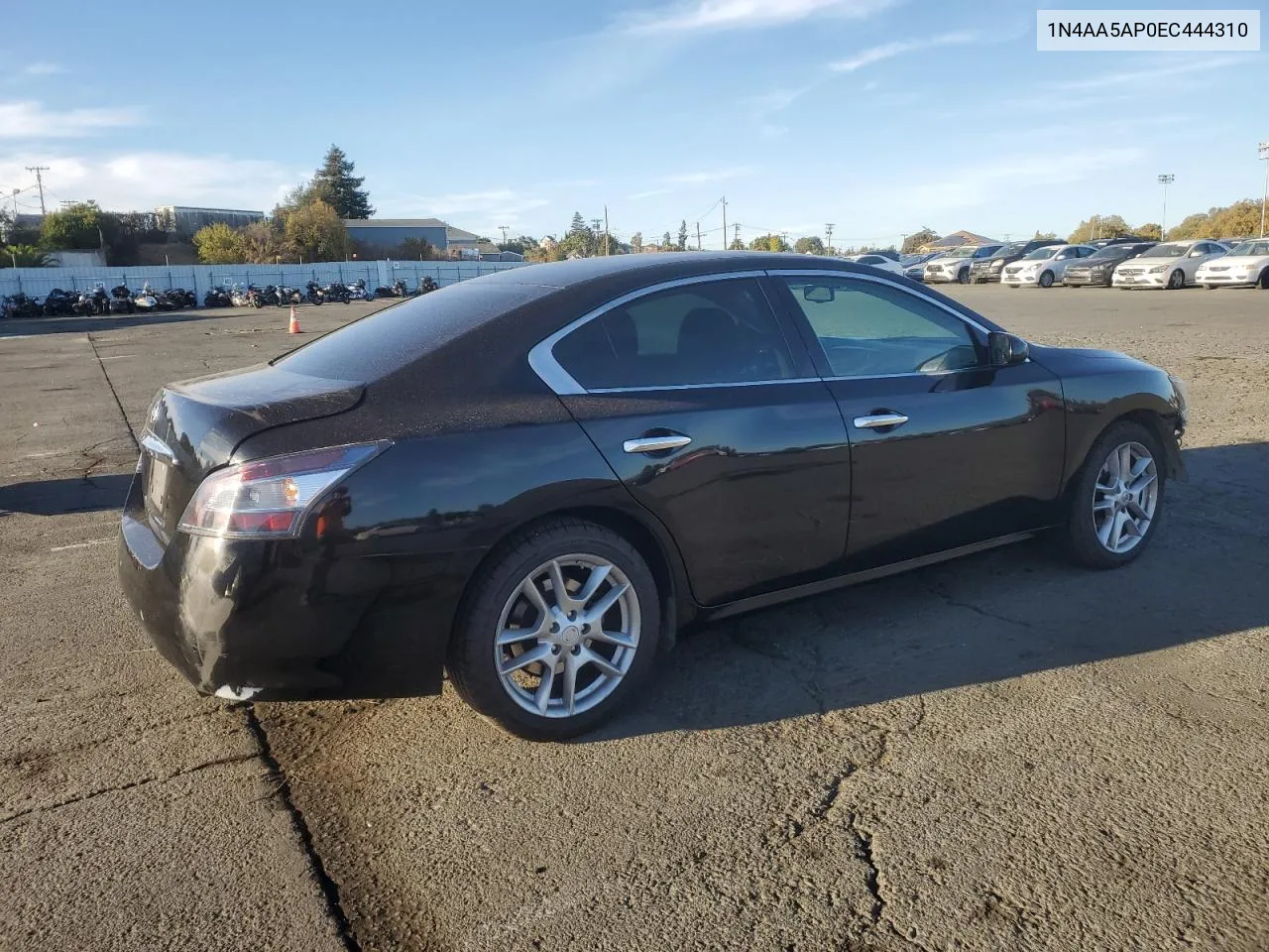 2014 Nissan Maxima S VIN: 1N4AA5AP0EC444310 Lot: 78214714