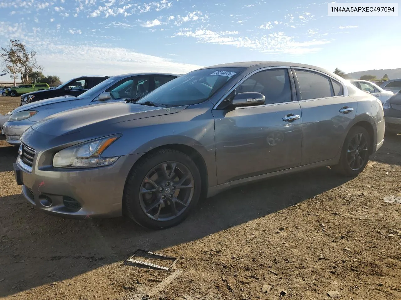 1N4AA5APXEC497094 2014 Nissan Maxima S