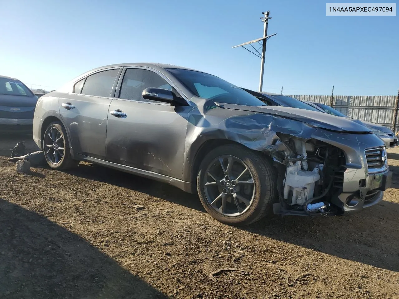 1N4AA5APXEC497094 2014 Nissan Maxima S