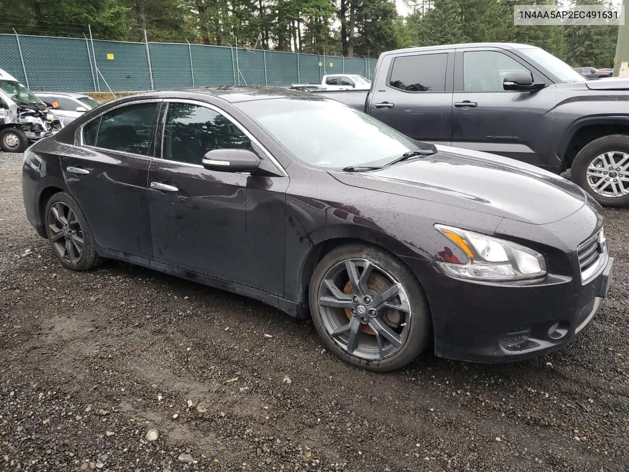 2014 Nissan Maxima S VIN: 1N4AA5AP2EC491631 Lot: 78252244