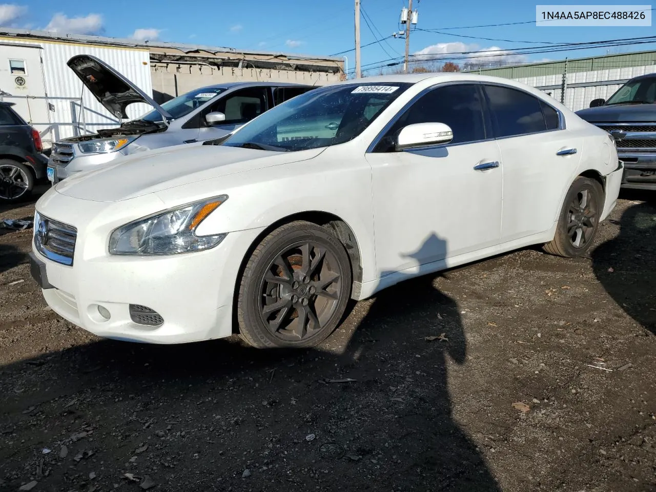 2014 Nissan Maxima S VIN: 1N4AA5AP8EC488426 Lot: 79895414