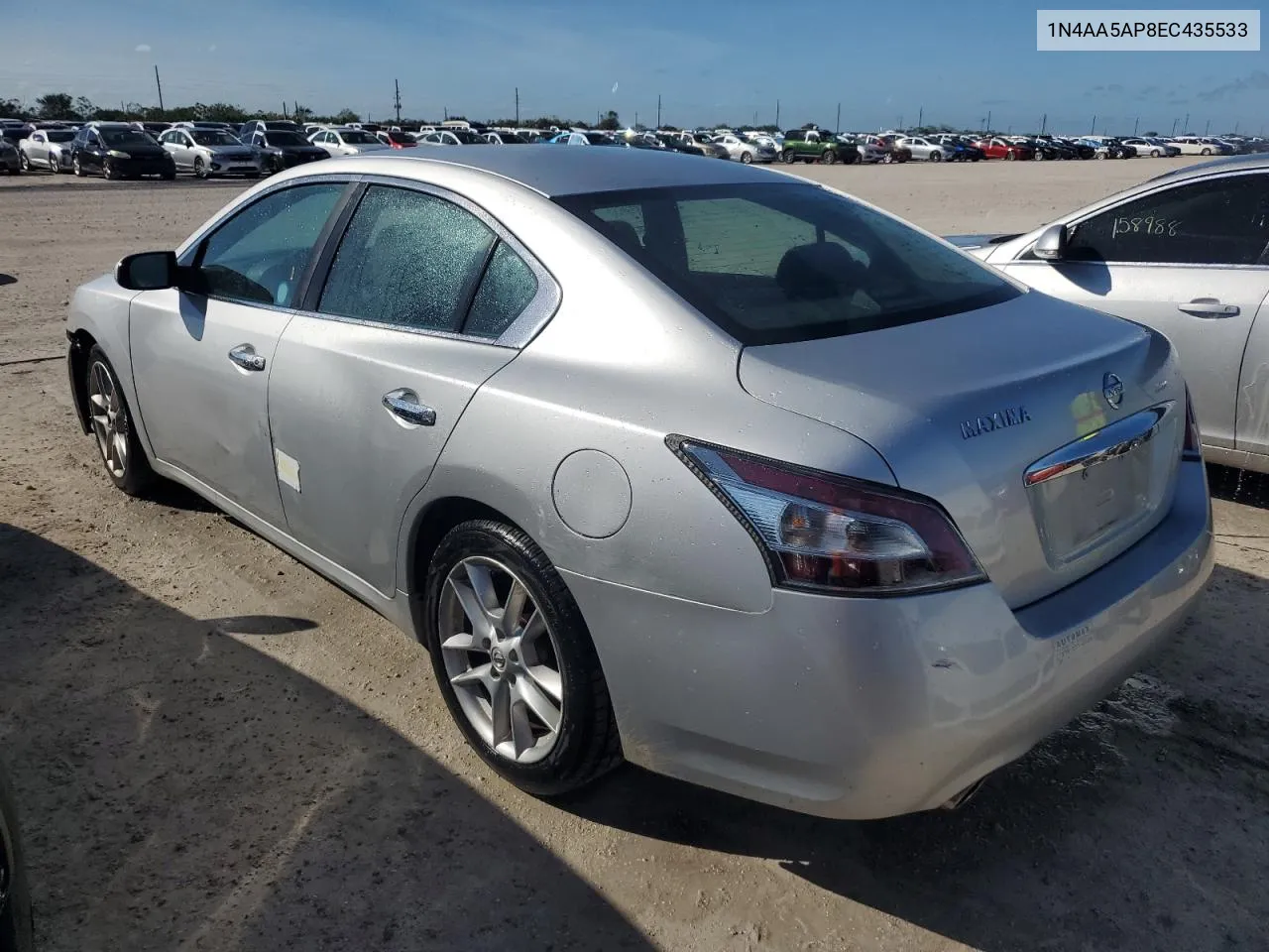 2014 Nissan Maxima S VIN: 1N4AA5AP8EC435533 Lot: 79906724