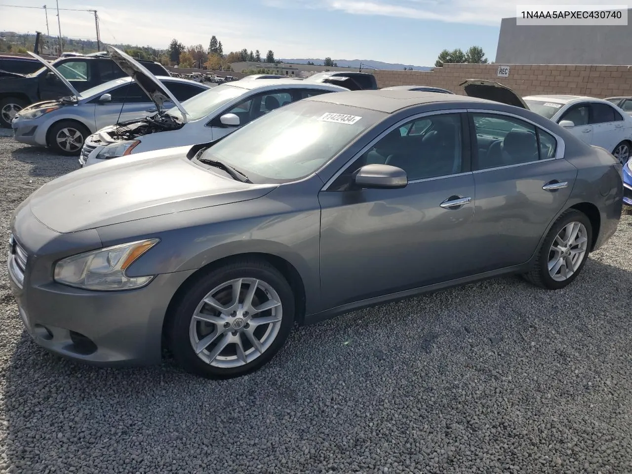 2014 Nissan Maxima S VIN: 1N4AA5APXEC430740 Lot: 81422434