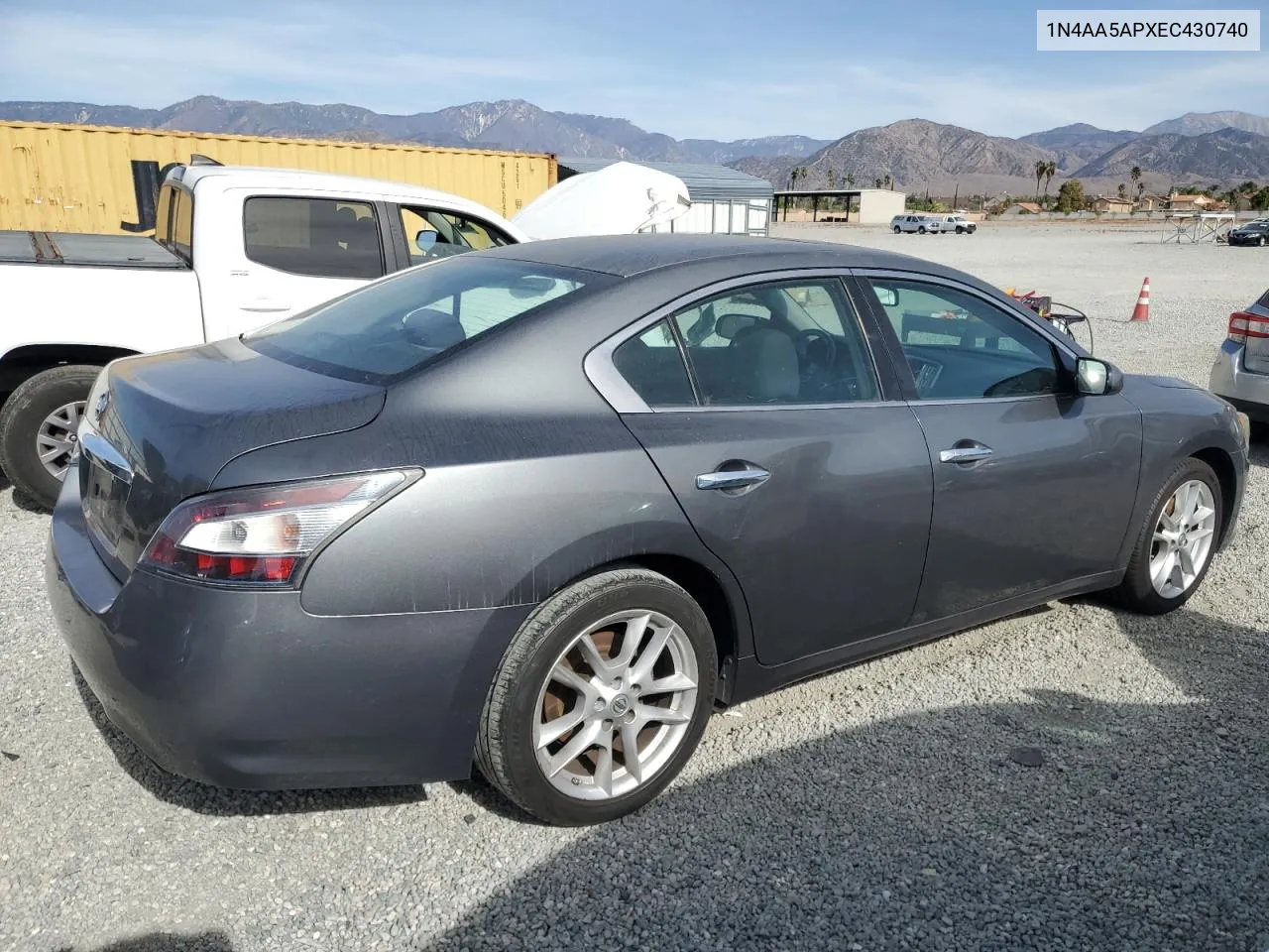 2014 Nissan Maxima S VIN: 1N4AA5APXEC430740 Lot: 81422434