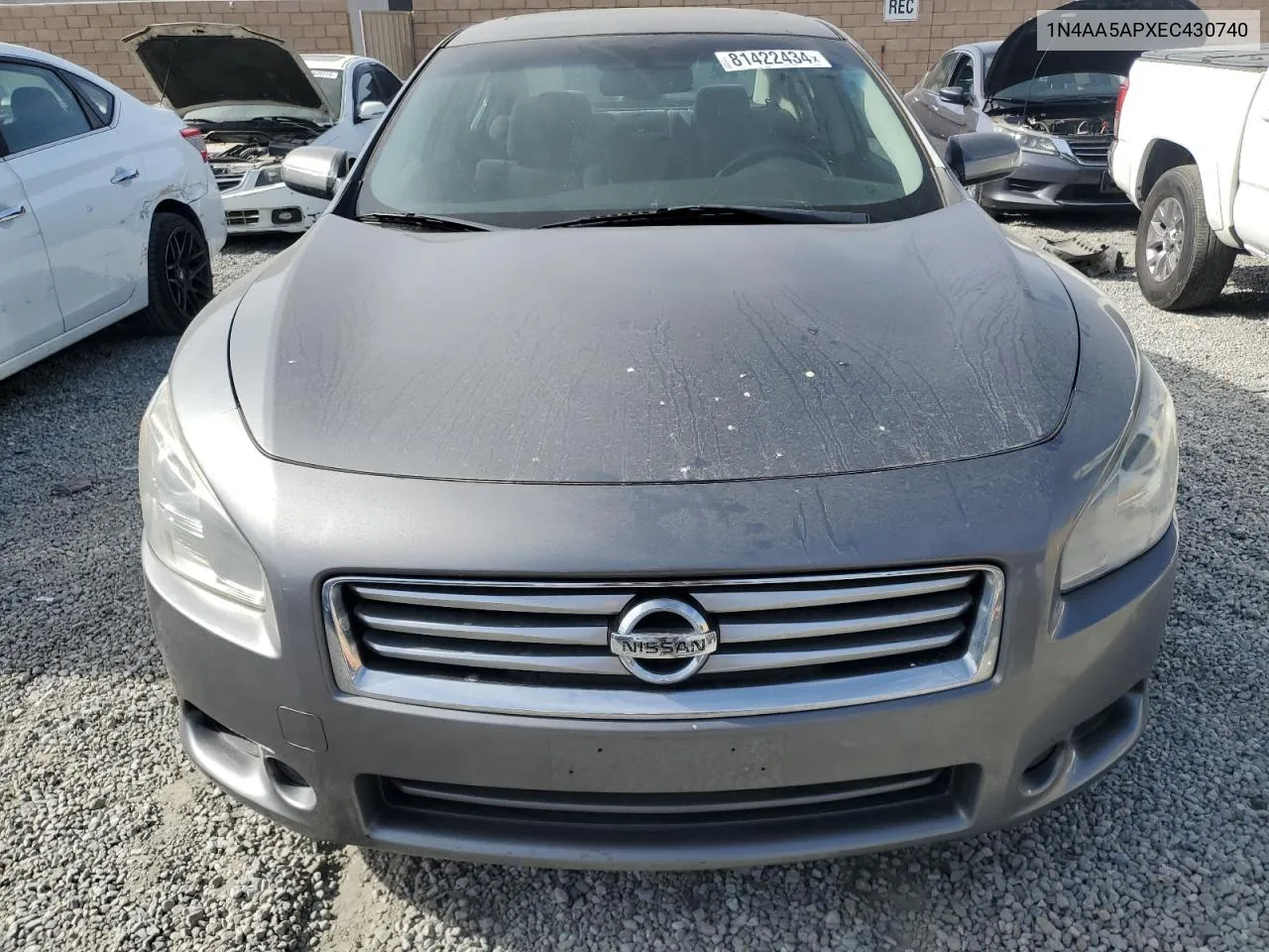 2014 Nissan Maxima S VIN: 1N4AA5APXEC430740 Lot: 81422434