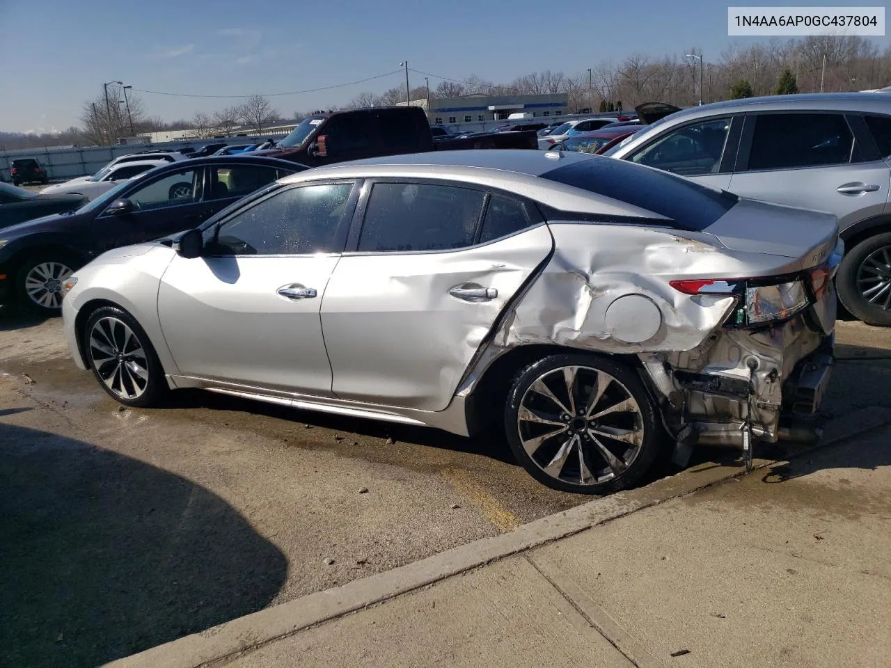 2016 Nissan Maxima 3.5S VIN: 1N4AA6AP0GC437804 Lot: 42221794