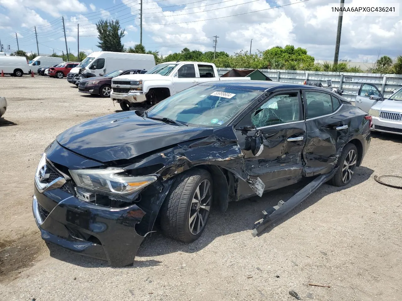 2016 Nissan Maxima 3.5S VIN: 1N4AA6APXGC436241 Lot: 55999604