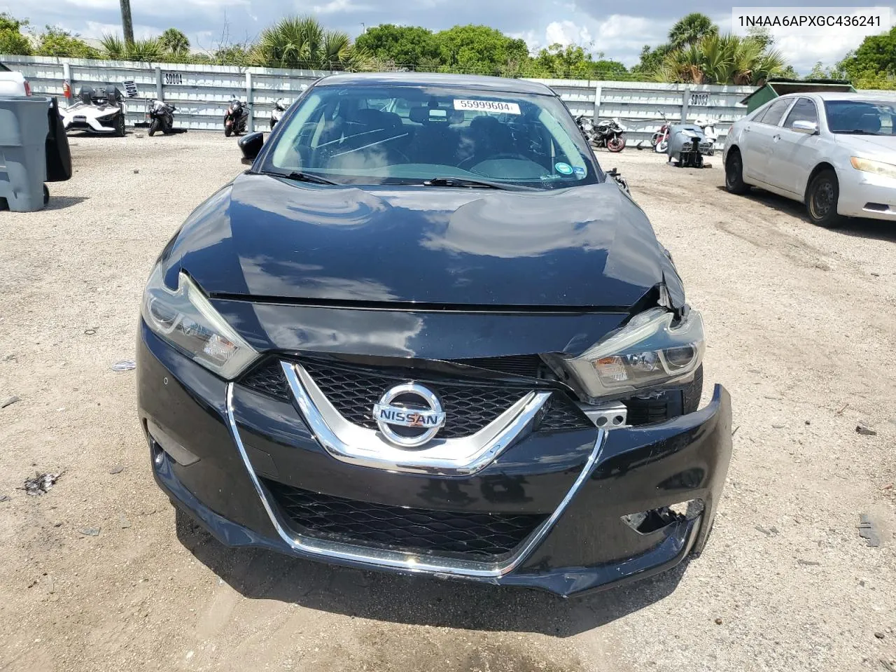 2016 Nissan Maxima 3.5S VIN: 1N4AA6APXGC436241 Lot: 55999604