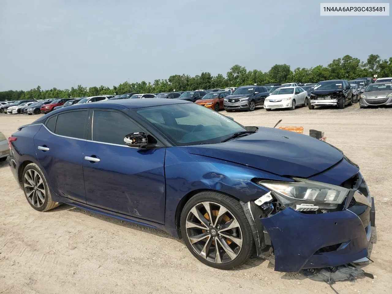 2016 Nissan Maxima 3.5S VIN: 1N4AA6AP3GC435481 Lot: 56826544