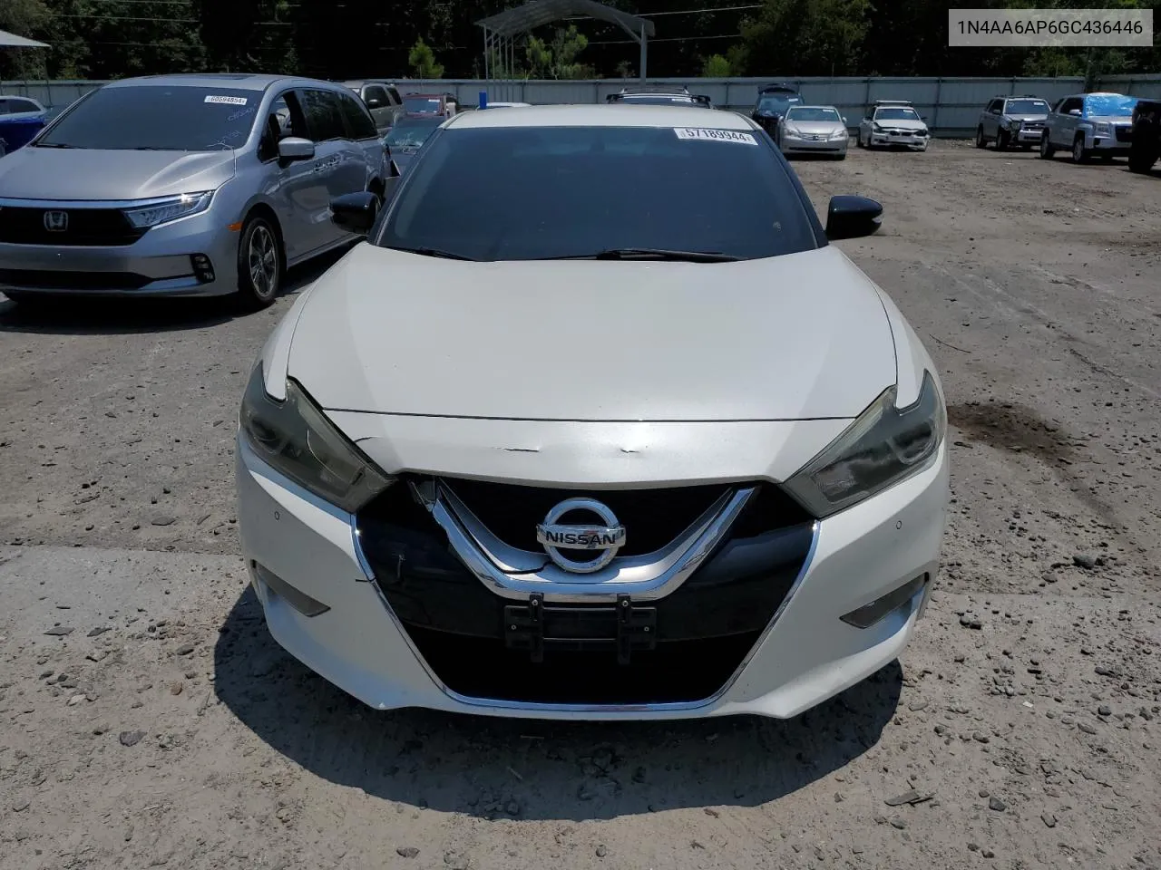 2016 Nissan Maxima 3.5S VIN: 1N4AA6AP6GC436446 Lot: 57189944