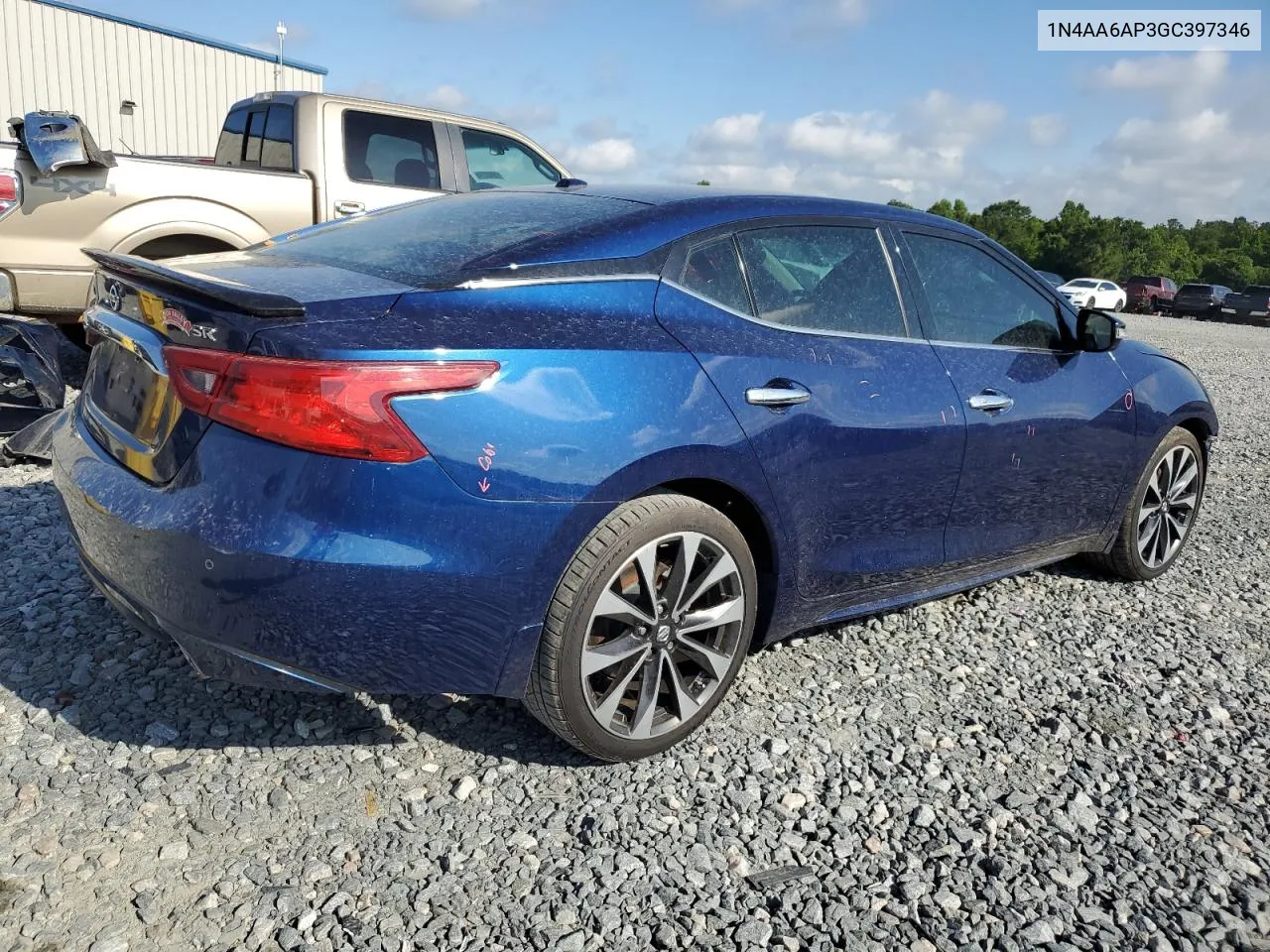 2016 Nissan Maxima 3.5S VIN: 1N4AA6AP3GC397346 Lot: 57670814