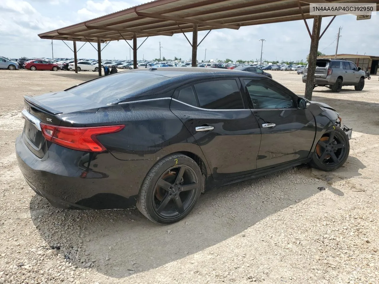 2016 Nissan Maxima 3.5S VIN: 1N4AA6AP4GC392950 Lot: 58736564