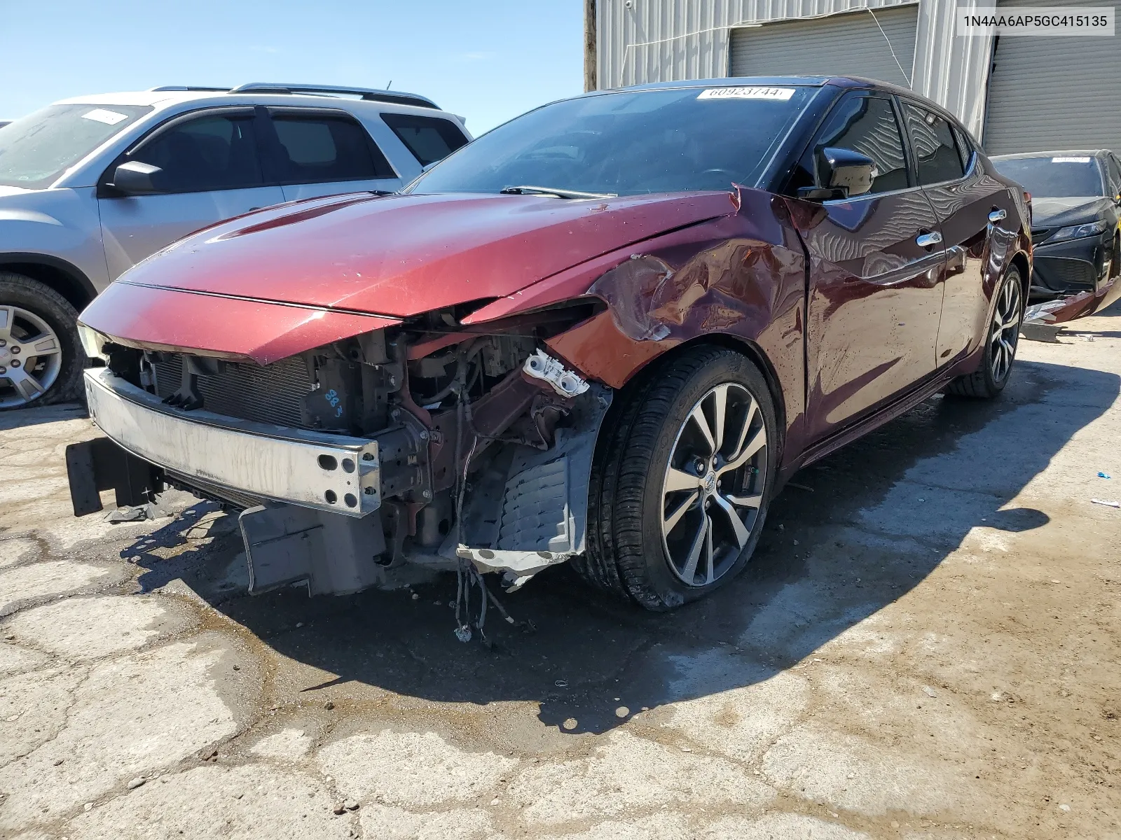 2016 Nissan Maxima 3.5S VIN: 1N4AA6AP5GC415135 Lot: 60923744