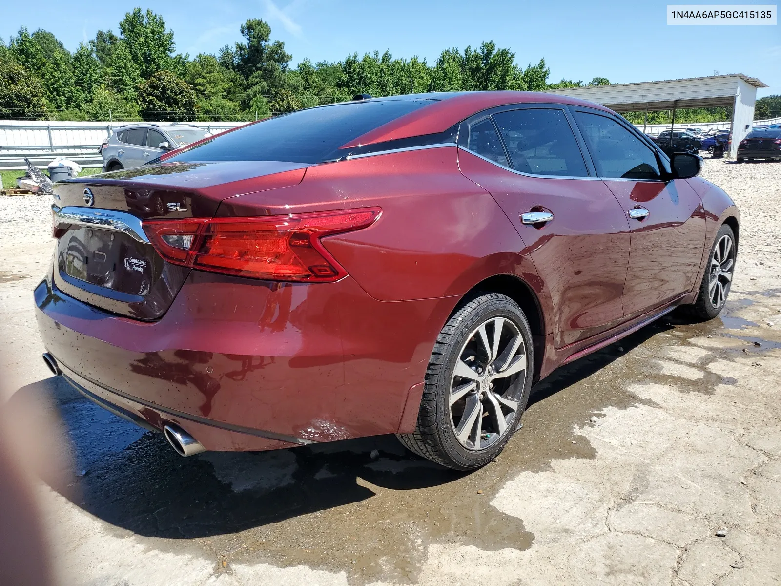 2016 Nissan Maxima 3.5S VIN: 1N4AA6AP5GC415135 Lot: 60923744