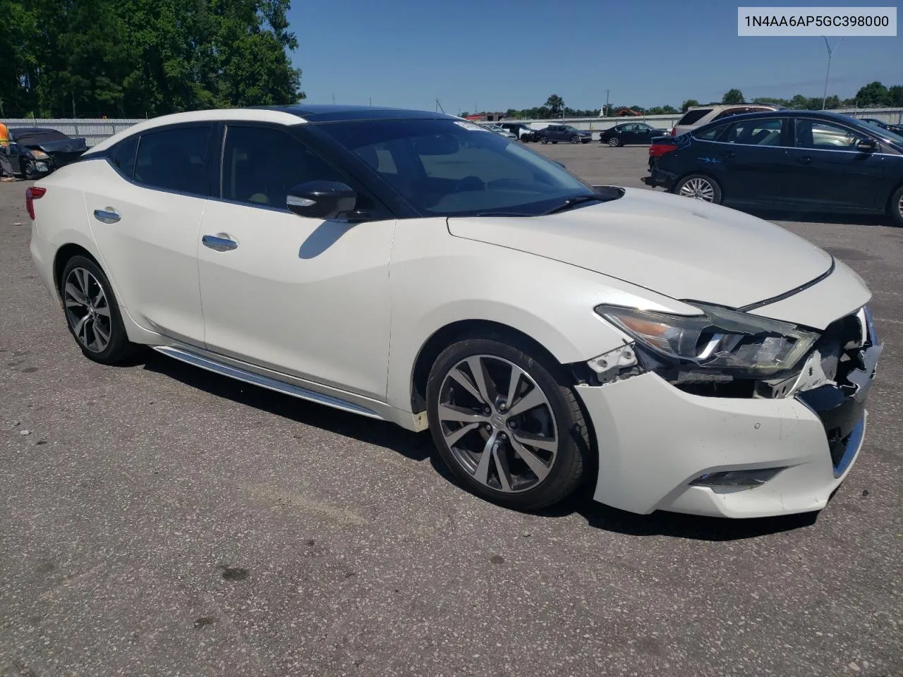 2016 Nissan Maxima 3.5S VIN: 1N4AA6AP5GC398000 Lot: 61470854