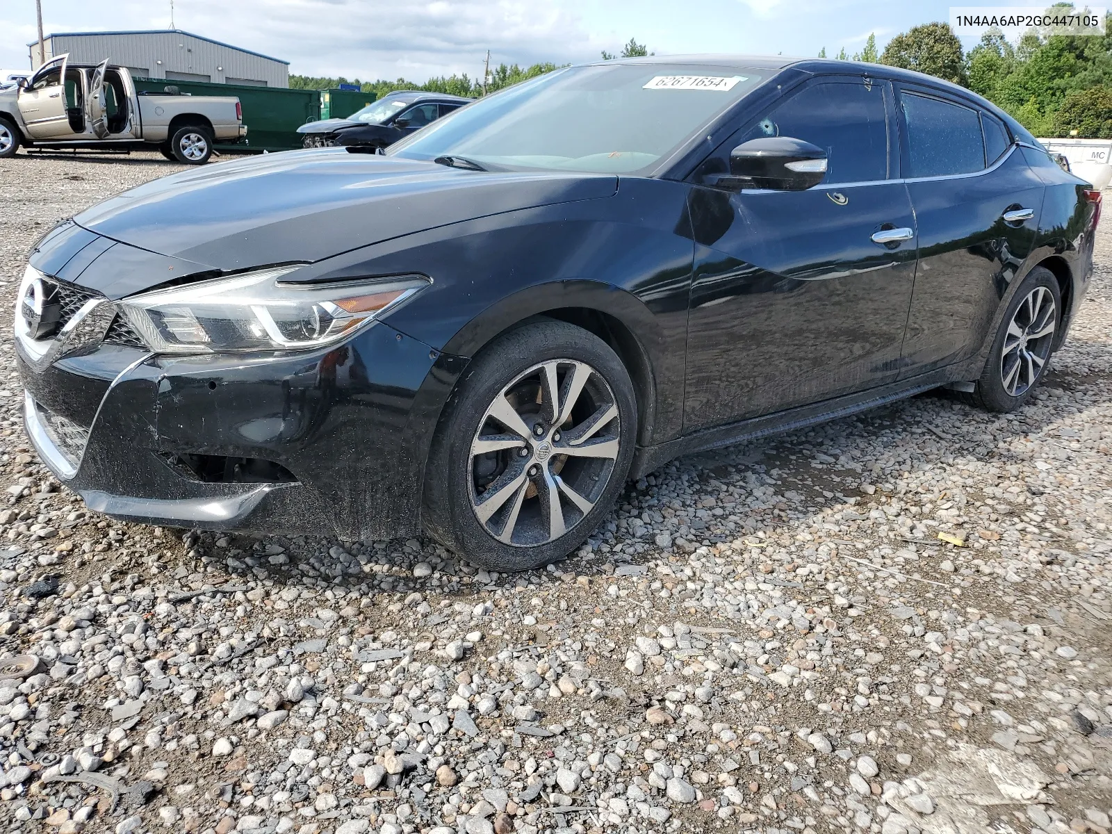 2016 Nissan Maxima 3.5S VIN: 1N4AA6AP2GC447105 Lot: 62671654