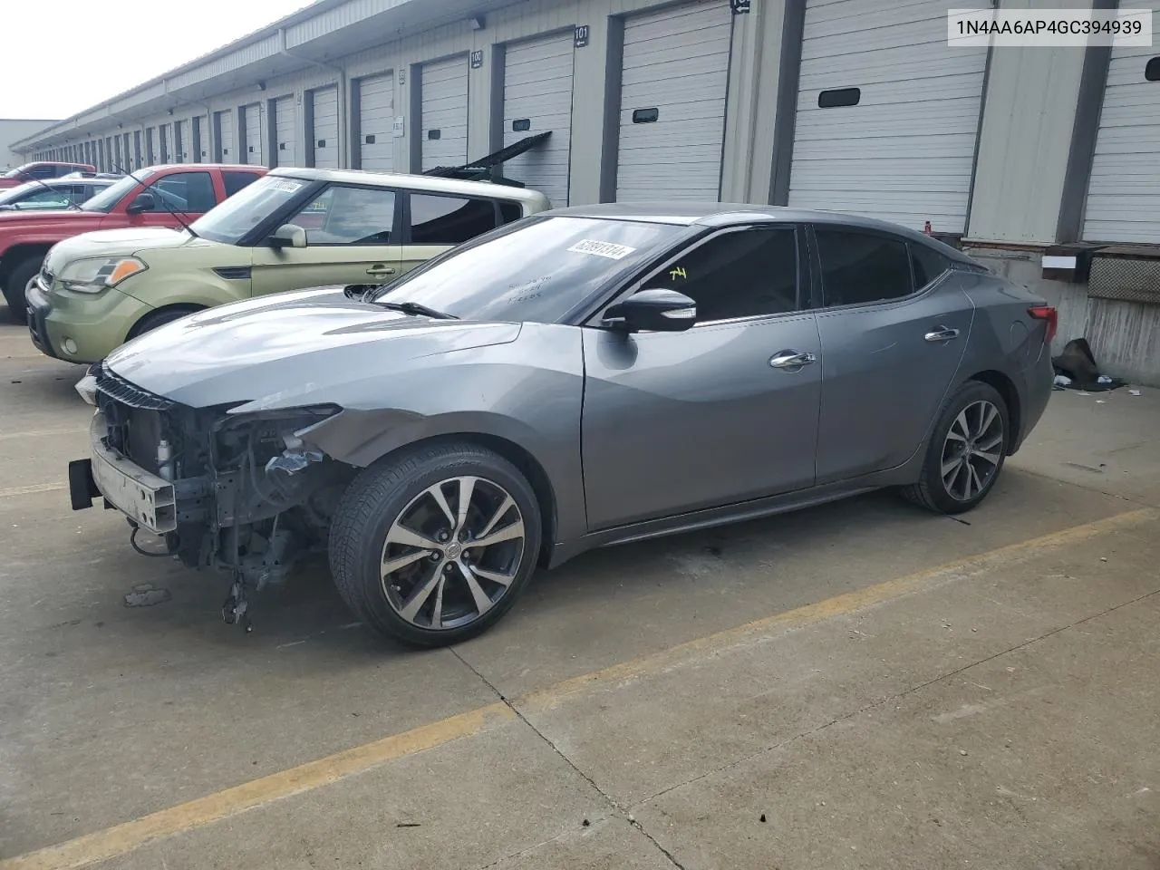 1N4AA6AP4GC394939 2016 Nissan Maxima 3.5S