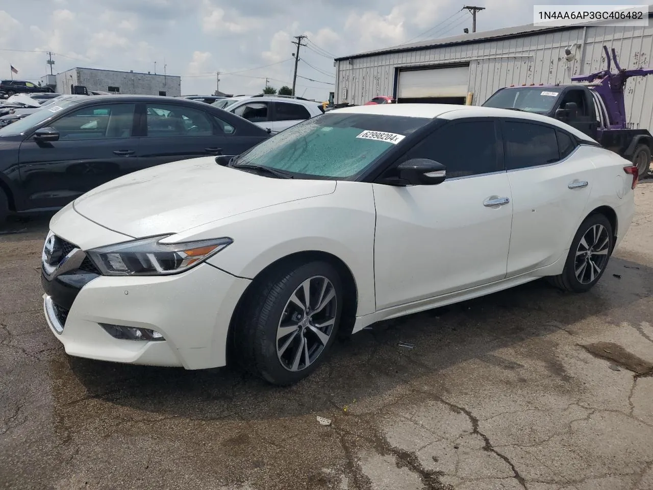 2016 Nissan Maxima 3.5S VIN: 1N4AA6AP3GC406482 Lot: 62998204