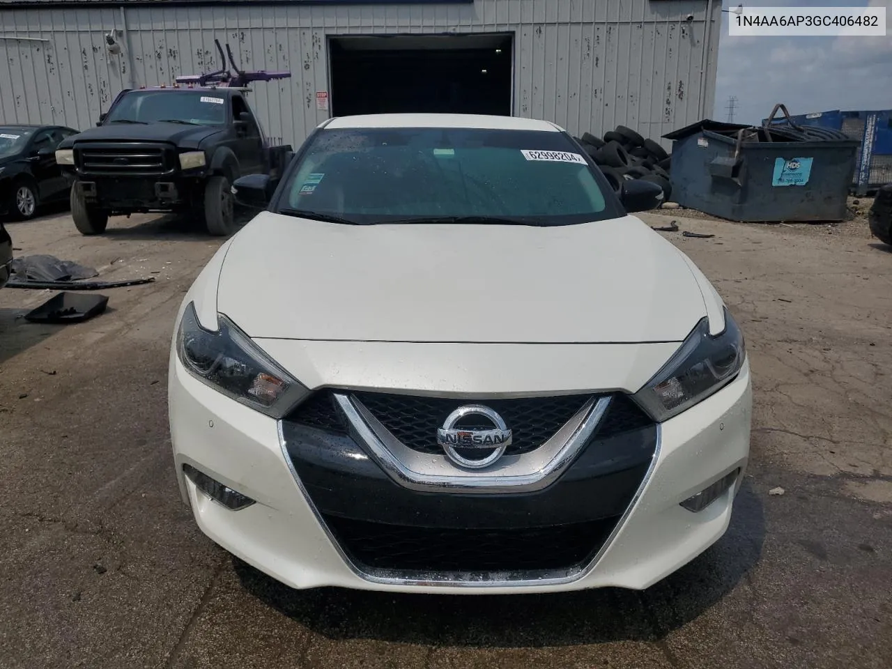 2016 Nissan Maxima 3.5S VIN: 1N4AA6AP3GC406482 Lot: 62998204