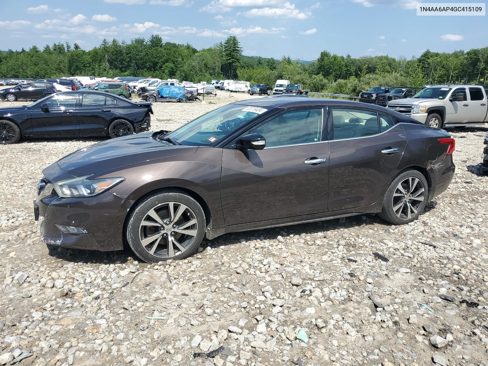 1N4AA6AP4GC415109 2016 Nissan Maxima 3.5S