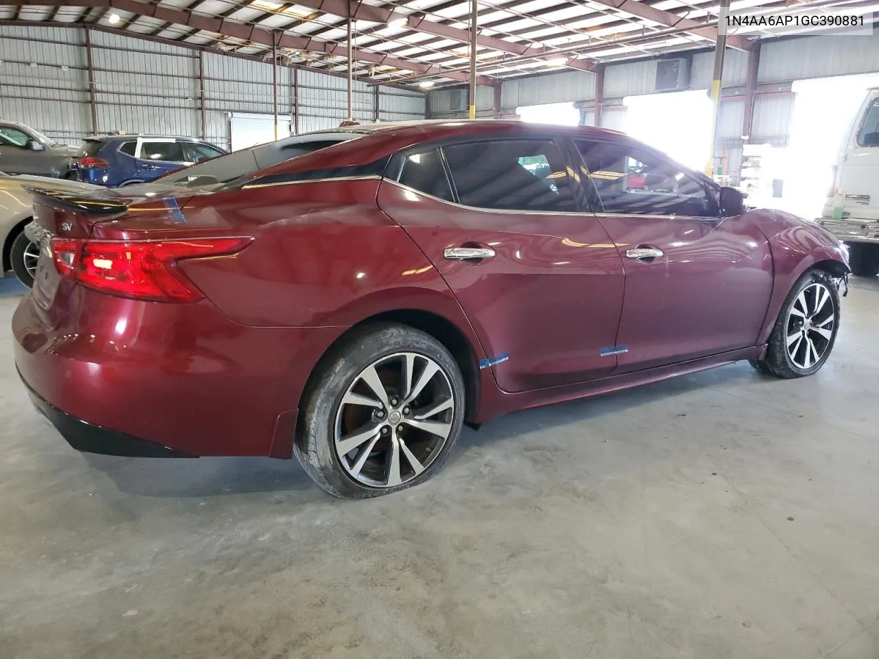 2016 Nissan Maxima 3.5S VIN: 1N4AA6AP1GC390881 Lot: 63619894