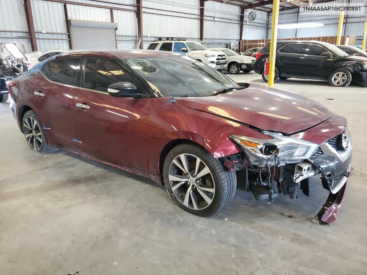 2016 Nissan Maxima 3.5S VIN: 1N4AA6AP1GC390881 Lot: 63619894