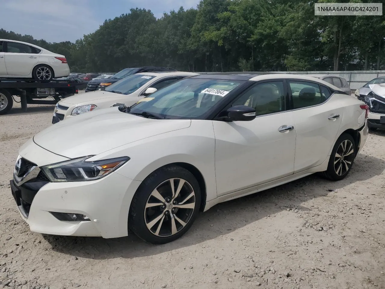 2016 Nissan Maxima 3.5S VIN: 1N4AA6AP4GC424201 Lot: 64017864